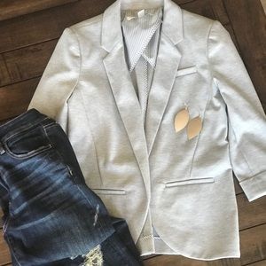 Light gray blazer
